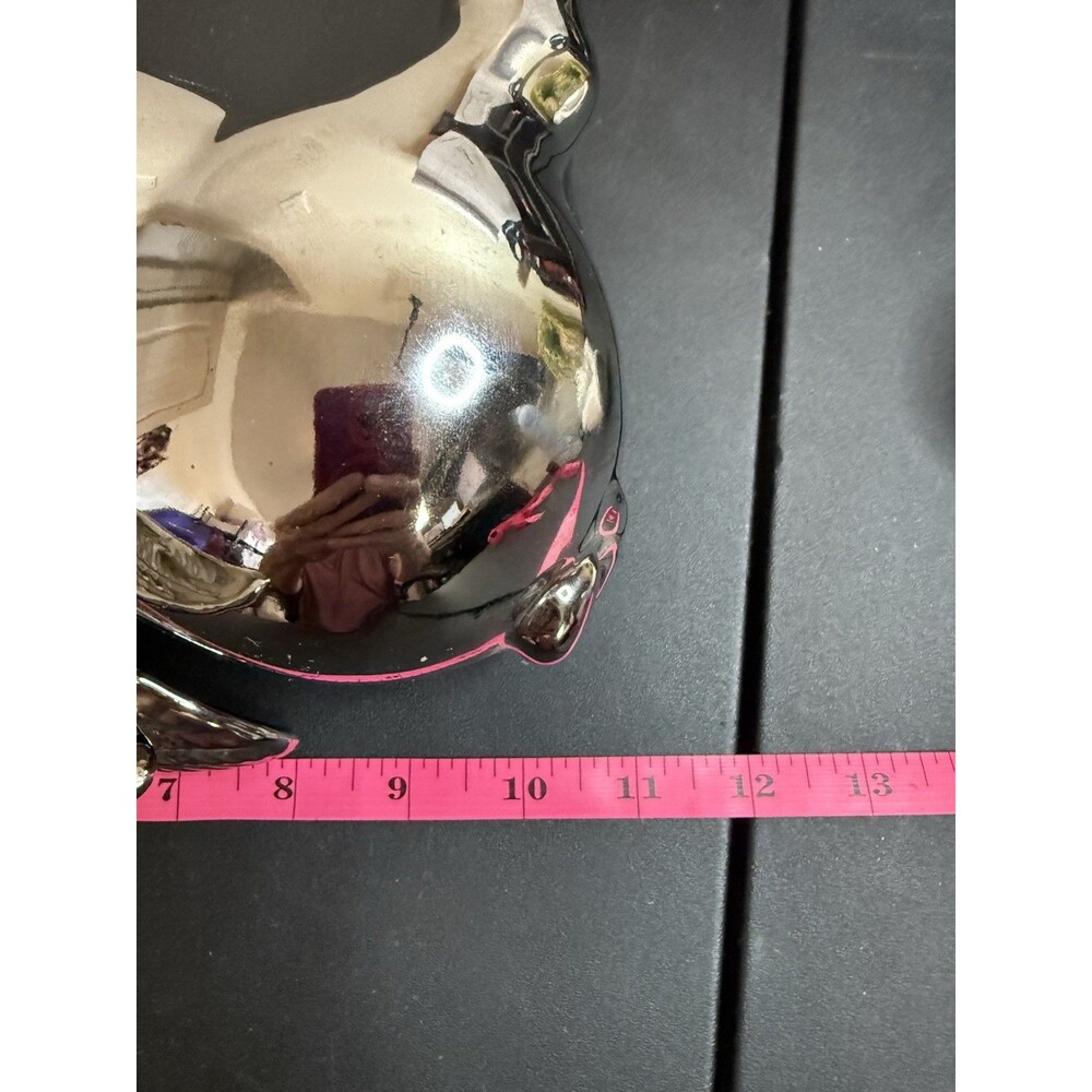 When Pigs Fly Metal Figure Statue Flying Pig Chrome Finish 11.5"x5"x4" - Picture 10 of 12